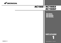 Honda NC700X - Parts Catalog 2013-3